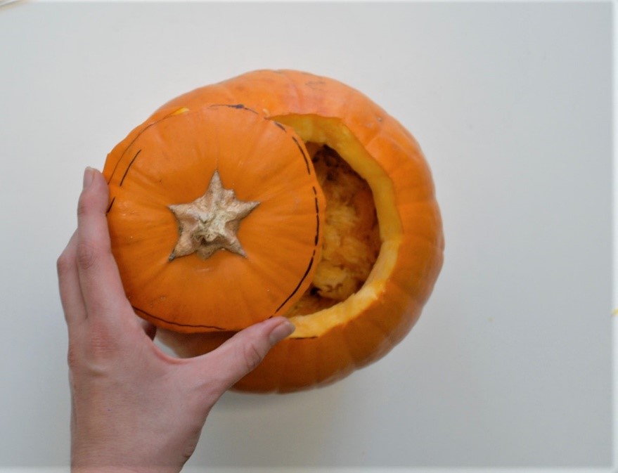 remove the pumpkin seeds